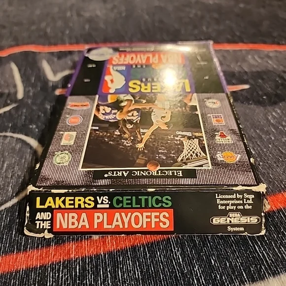 LAKERS VERSUS CELTICS AND NBA PLAYOFFS SEGA GENESIS GAME